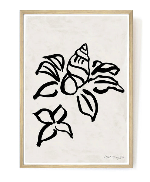Hotel Magique A2 Shell Flower Art Print