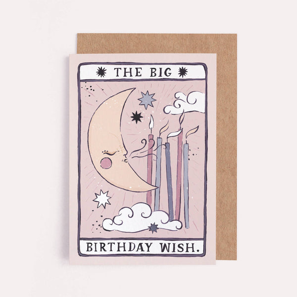 Sister Paper Co Tarot Moon Birthday Card | Unisex Birthday Cards | Mystical