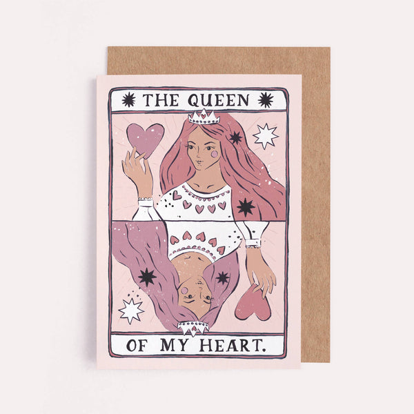 Sister Paper Co Queen Of My Heart Card | Love Card | Anniversary Cards