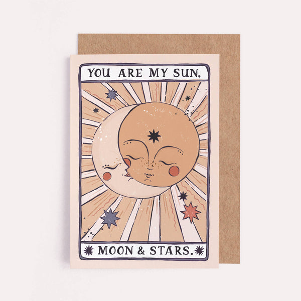 Sister Paper Co Sun, Moon & Stars Card | Valentine's Card | Love Cards