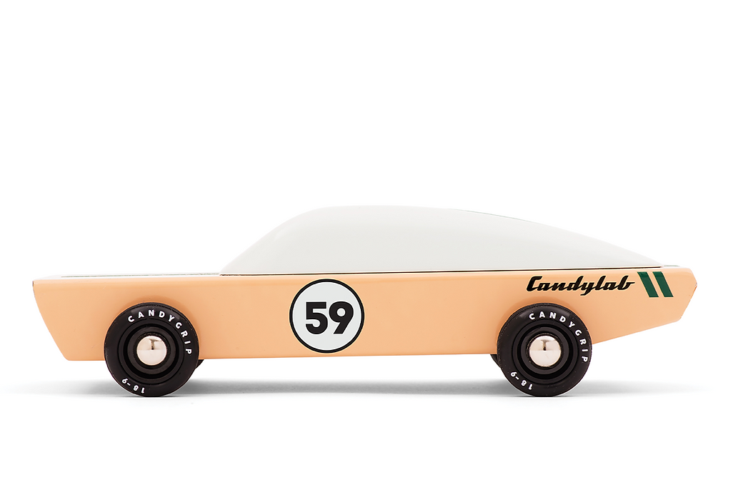Candylab Wooden Ace Racer Car Kids Toy