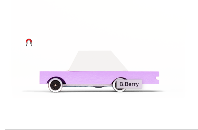 Candylab Wooden B Berry Car Kids Toy 