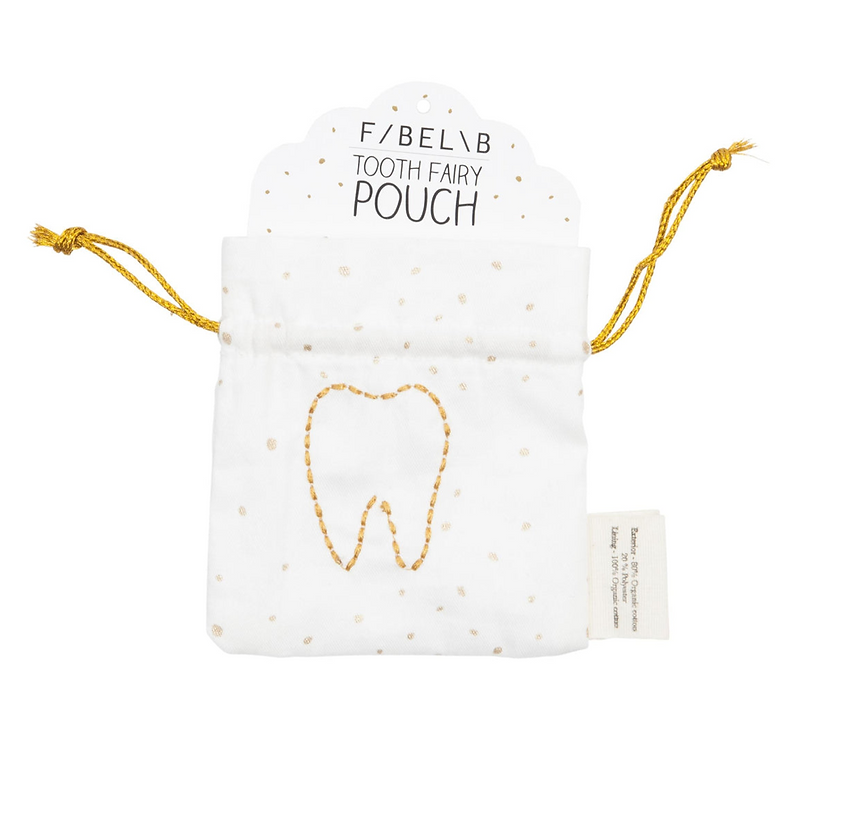 FABELAB Tooth Fairy Pouch for Kids