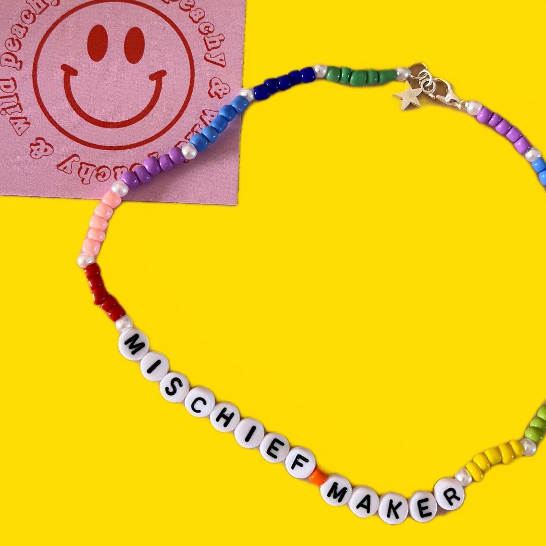Peachy + Wild Mischief Maker Necklace
