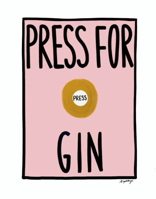 Nephthys Foster A3 Press for Gin Print 