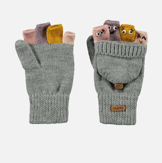 Barts  Heather Grey Puppet Bumgloves