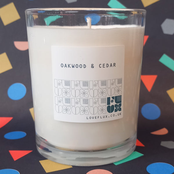 Heaven Scent Large Oakwood and Cedar Plant Wax Candle