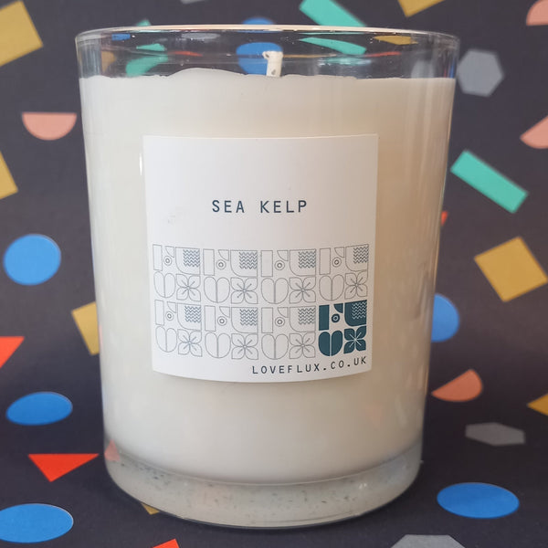 Heaven Scent Large Sea Kelp Plant Wax Candle