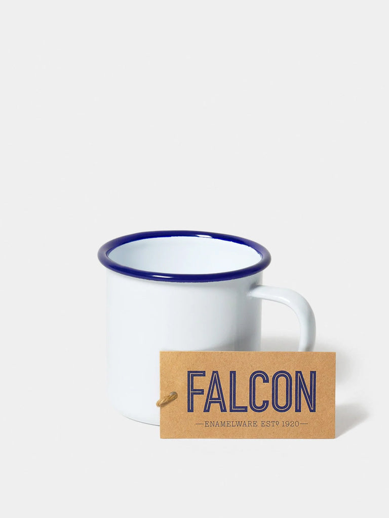 Falcon Enamelware White Blue Original Mug