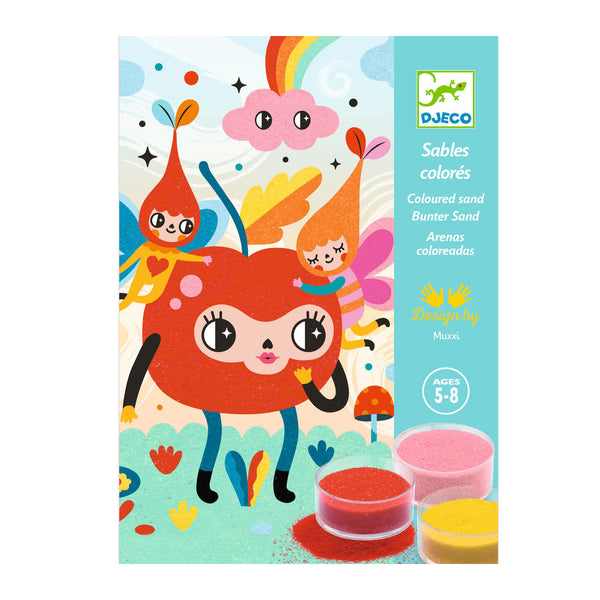 Djeco  Painting With Coloured Sand Activity With Box