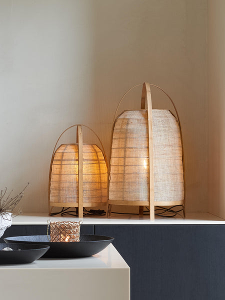 Light & Living Jacinto Natural Linen Table Lamp