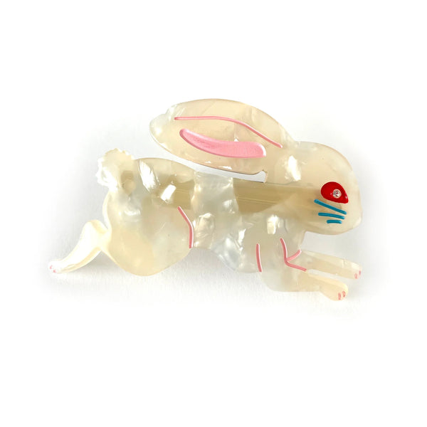 Centinelle Lingonberry Candy Bunny Yellow Hair Clip