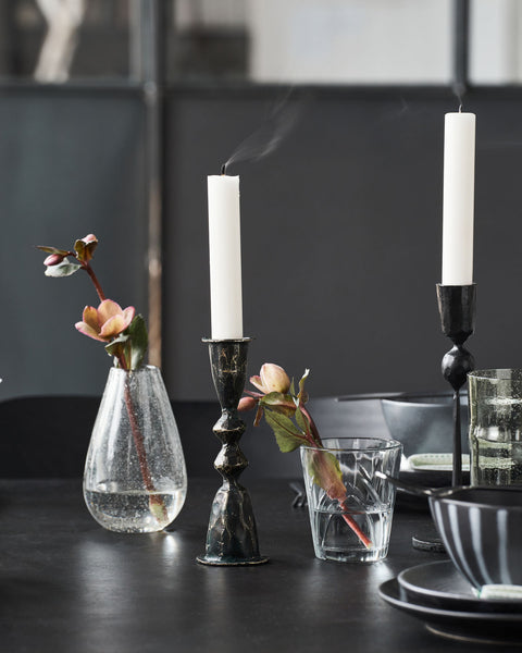 Society of lifestyle  Mero Black Candle Stand