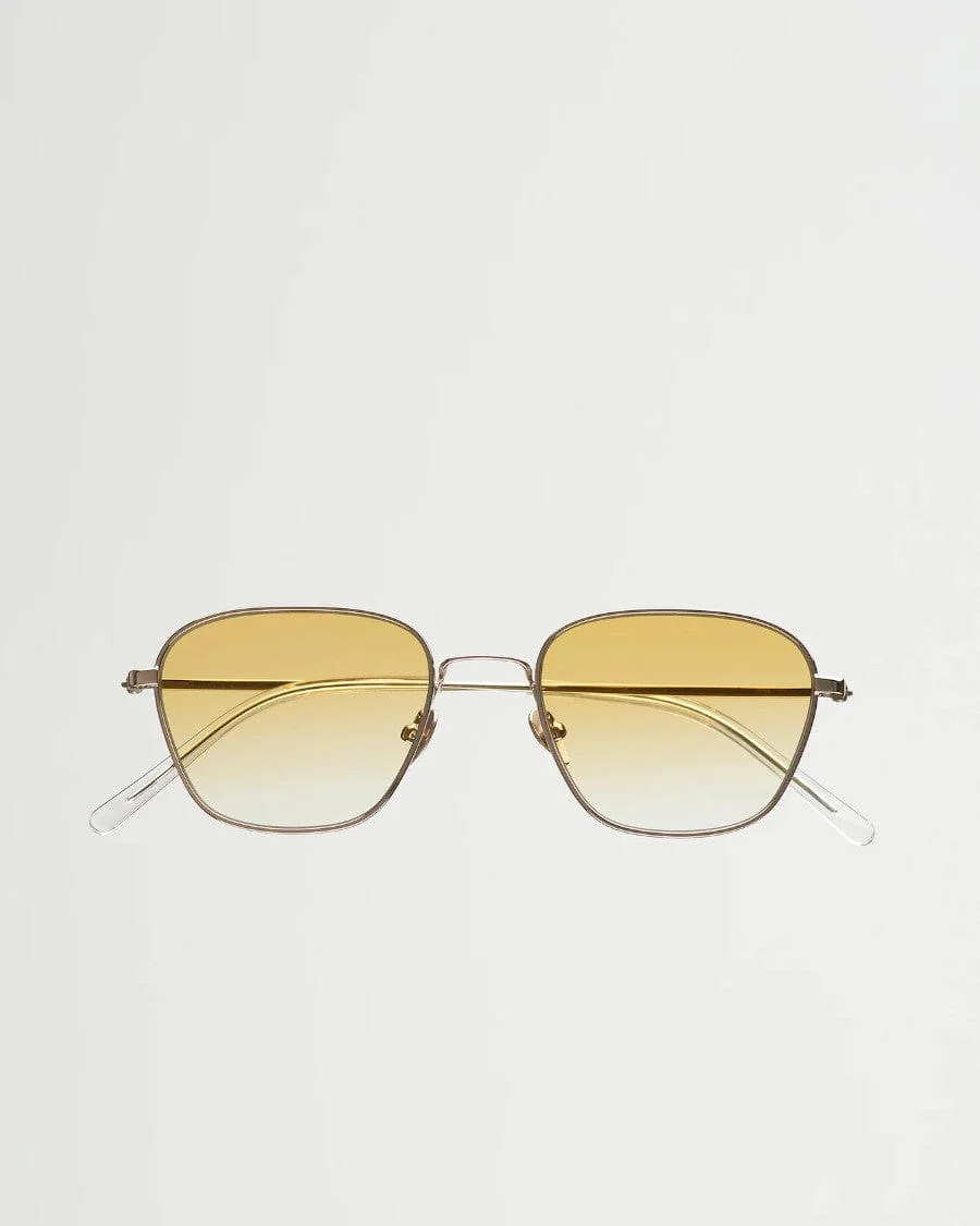 Monokel Eyewear Yellow Lens Otis Gold Sunglasses