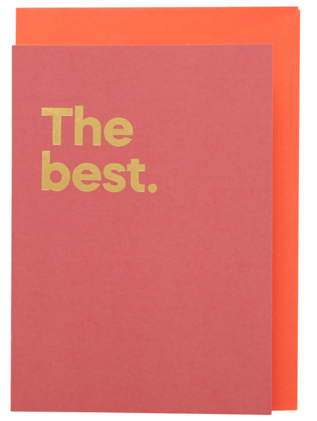 Say It With Songs 'the Best' By Tina Turner Greeting Card Red
