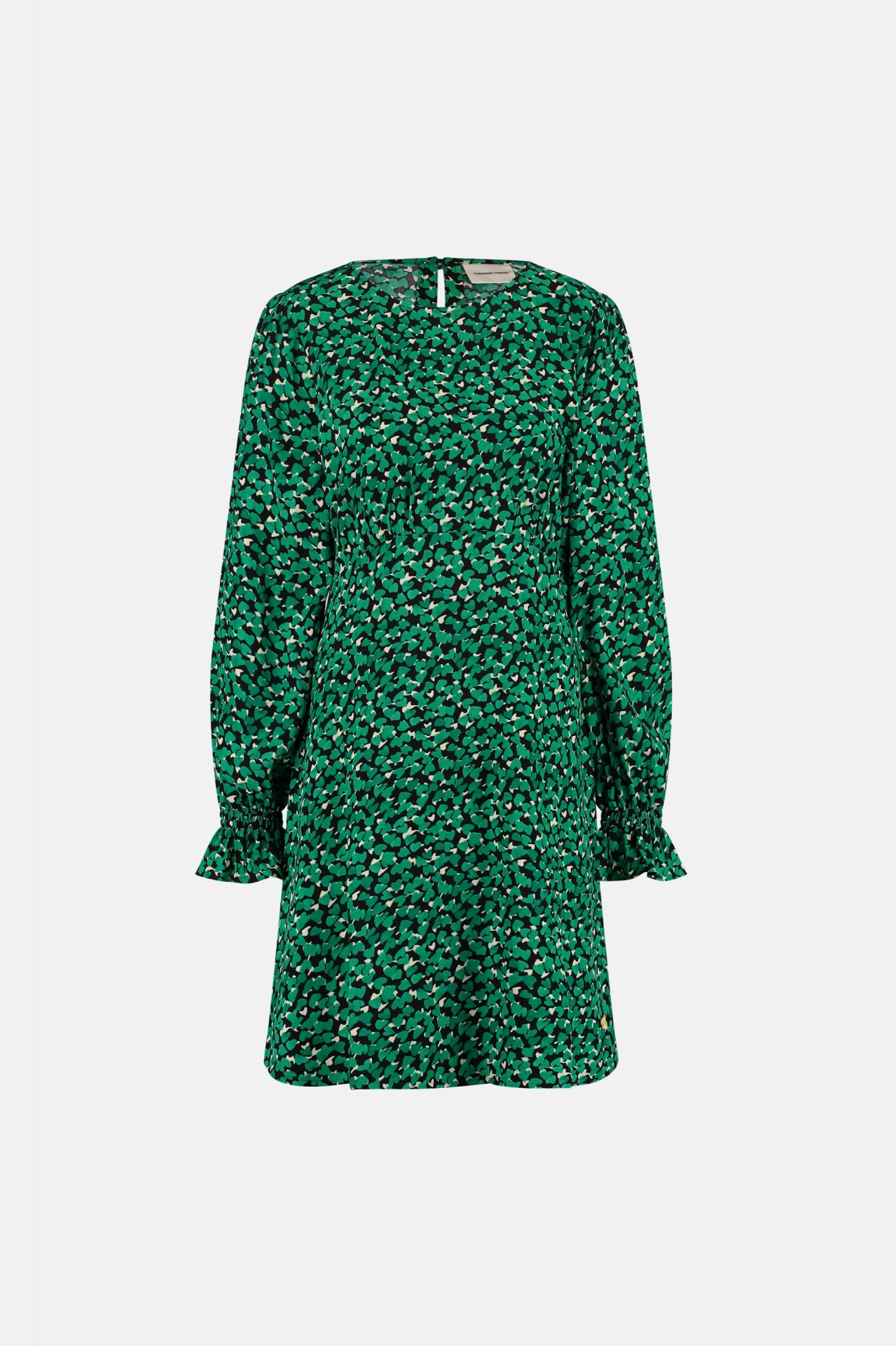 Fabienne Chapot Green Petit Amour Printed Vanessa Dress