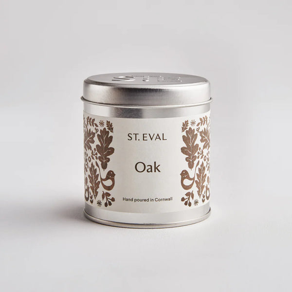 St Eval Candle Company Oak, Folk Scented Tin Candle