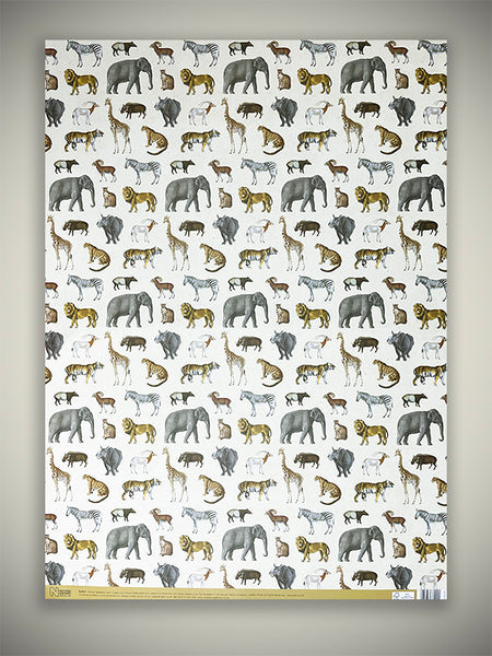 Museums & Galleries Papel Envoltorio 'safari' - 50x70 Cm