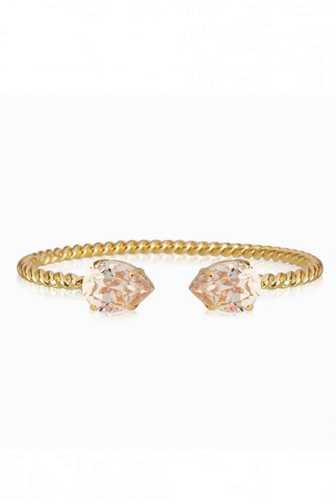 Caroline Svedbom Mini Drop Bracelet In Gold Silk