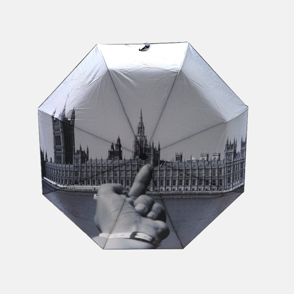 Paula Bolton Ai Weiwei Umbrella Study Of Perspective: Houses Of Parliament