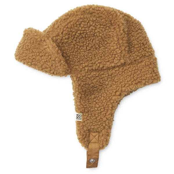 Liewood Bravo Pile Hat With Earflaps - Golden Caramel