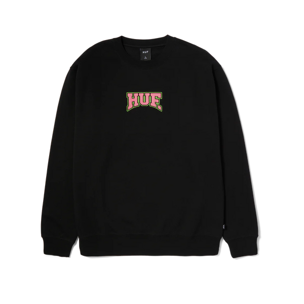 HUF Home Team Crewneck Sweatshirt - Black