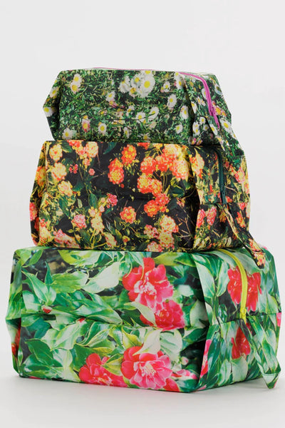 Baggu 3d Zip Set Photo Florals Bags