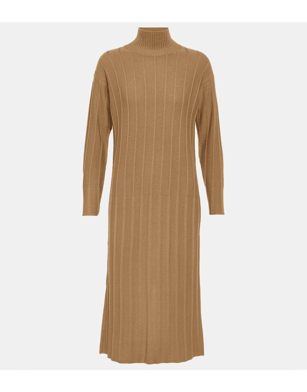 Max Mara Leisure Arezzo Funnel Neck Ribbed Knitted Dress Size: S, Col: