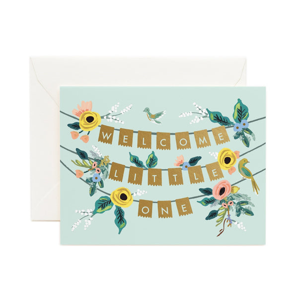 Rifle Paper Co. New Baby Card Welcome Little One