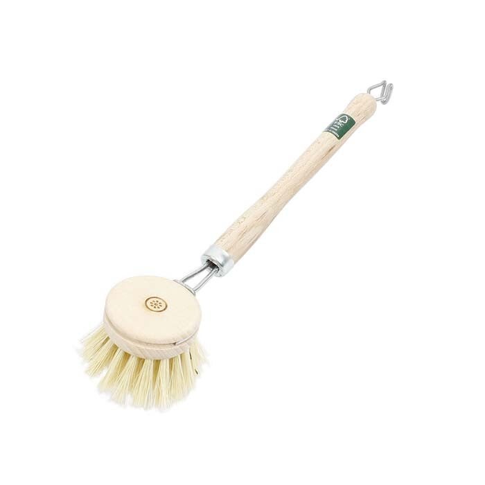 A Slice of Green Wooden Dish Brush