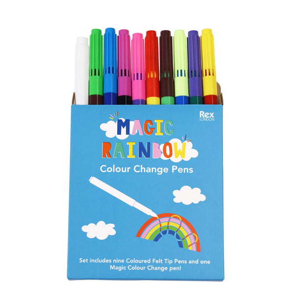Rex London Colour Changing Felt Tip Pens Set Of Nine
