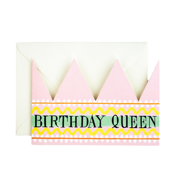 Hadley Paper Goods Birthday Card Birthday Queen Hat