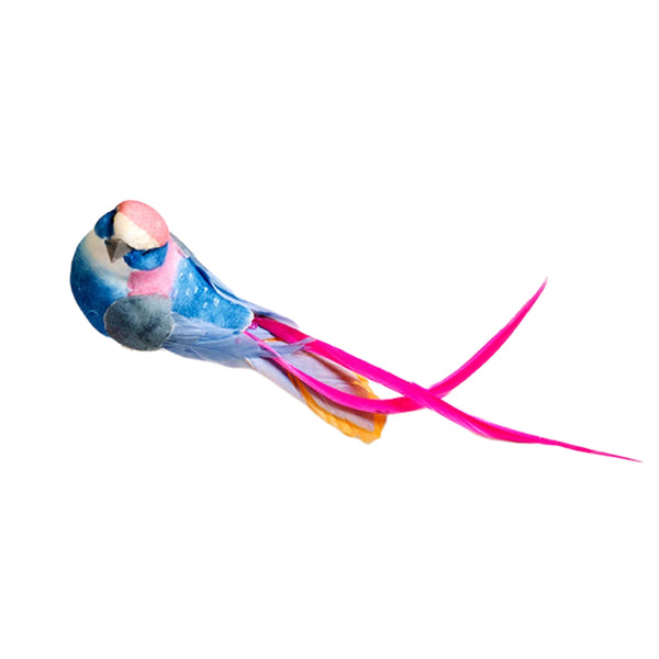 Petra Boase Artificial Bird Decoration Clip On Pink Tail