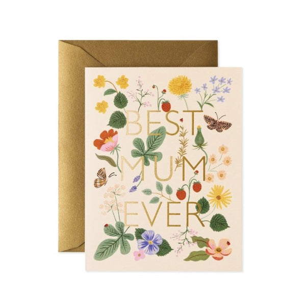 Rifle Paper Co. Mothers Day Card Best Mum Ever
