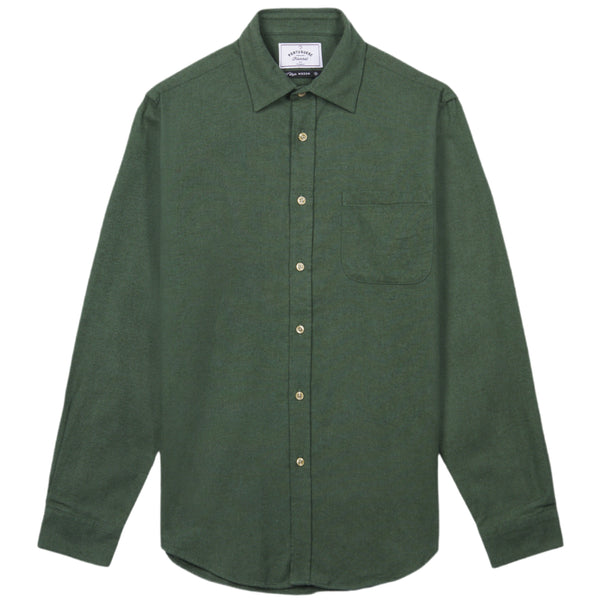  Portuguese Flannel Teca Moss Green Shirt