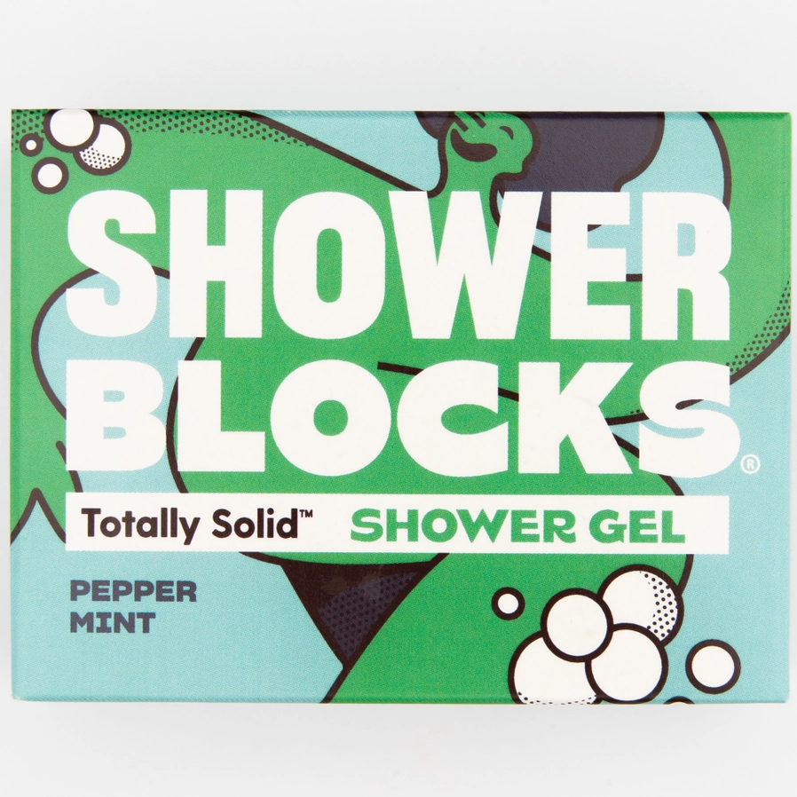 Showerblocks Totally Solid Shower Gel - Peppermint