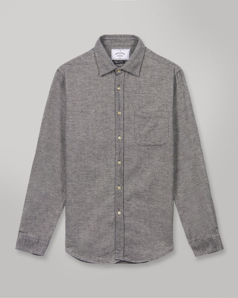  Portuguese Flannel Teca Shirt - Light Grey