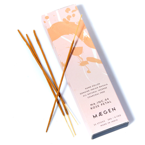 Maegen - Incense Sticks - Rose Petal Genuine Indian Masala