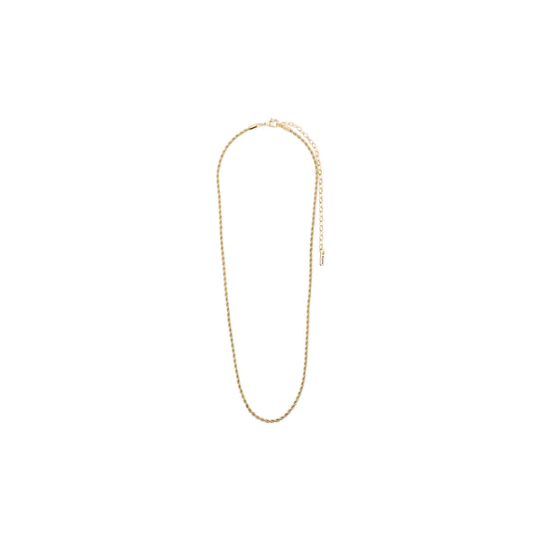 Pilgrim Pam Rope Chain Necklace - Gold