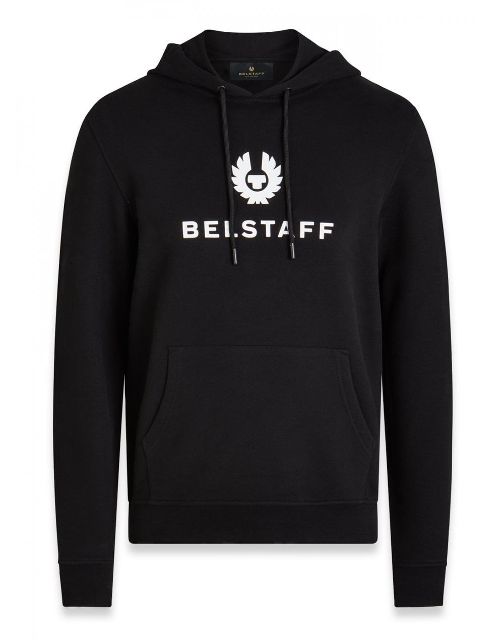 Belstaff Signature Hoodie Col: Black/ Off White, Size: S