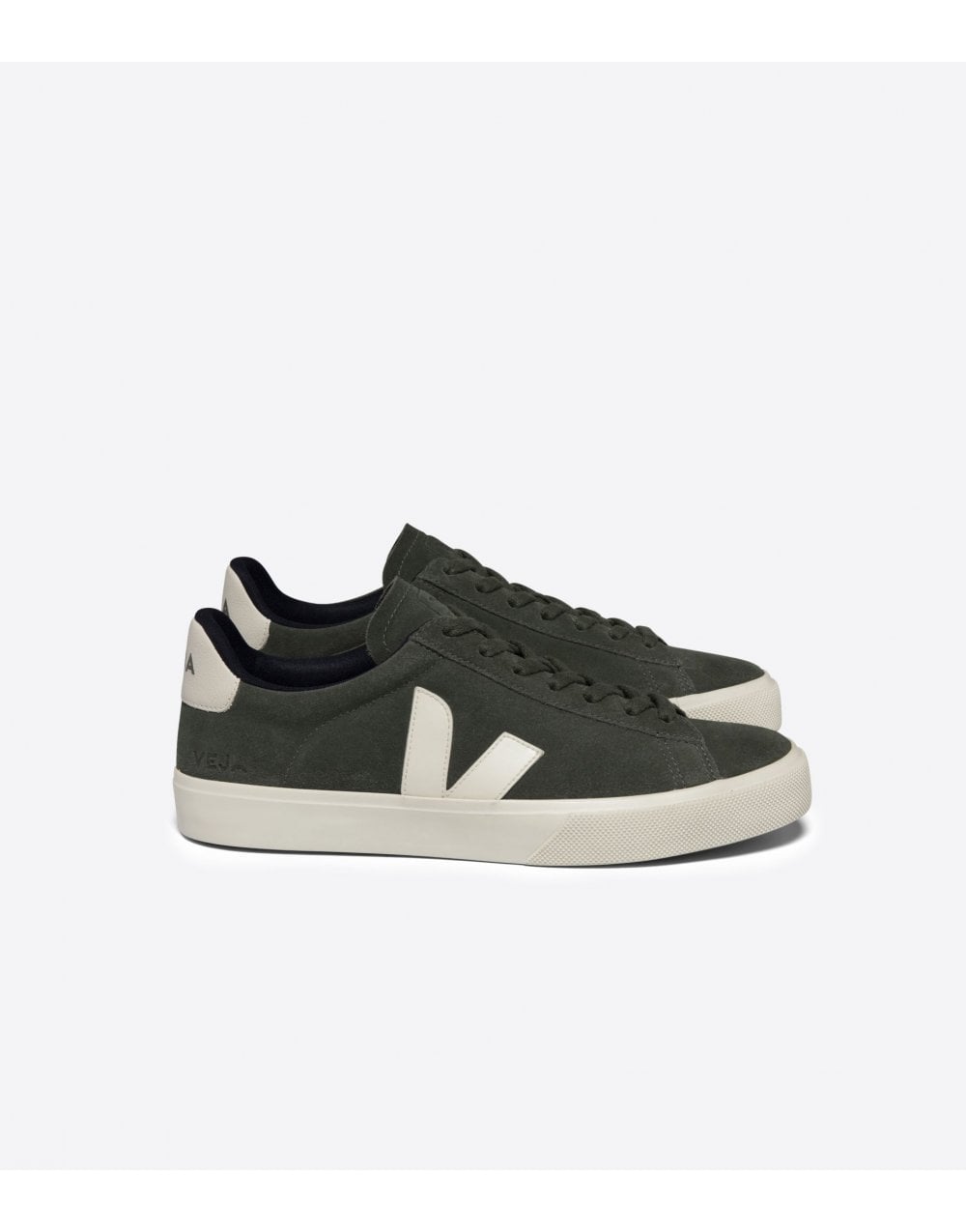 Veja Campo Suede Trainers Col: Mud/pierre, Size: 4