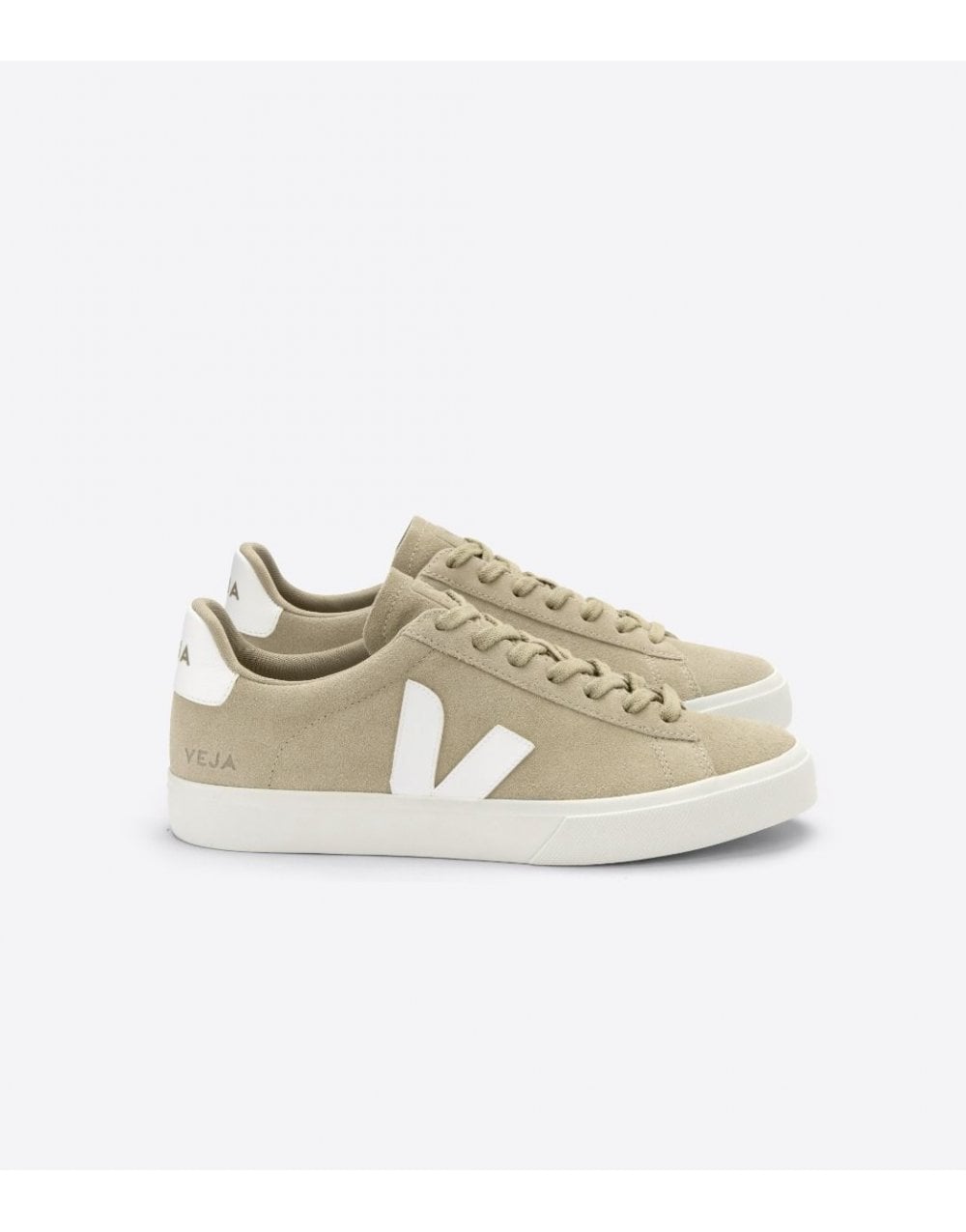 Veja Campo Suede Trainers Col: Dune/ White, Size: 5