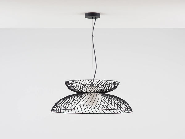 houseof Charcoal Grey Cage Ceiling Light