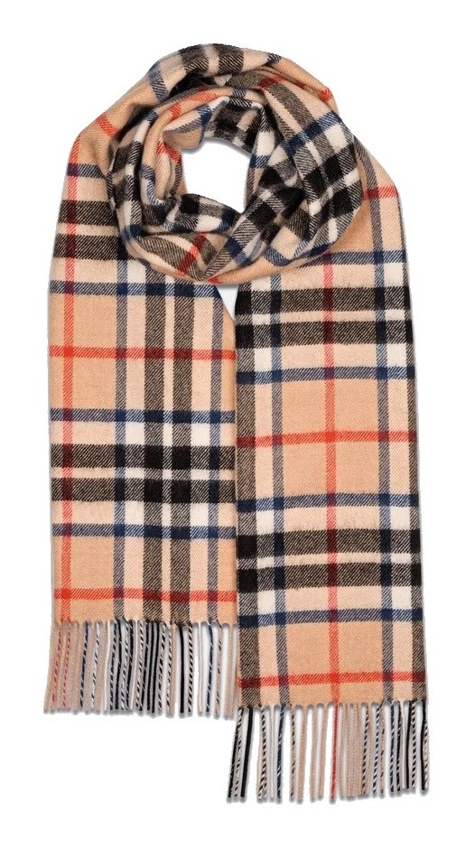 Gloverall  Gloverall Oversized Lambswool Scarf Thomson Camel