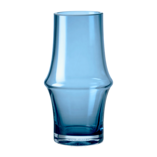 Holmegaard Blue Arc Glass Vase