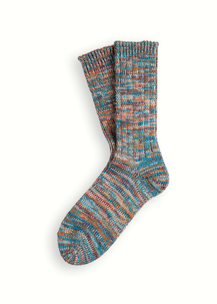 Sunshine and Snow Blue River Forest Collection Socks