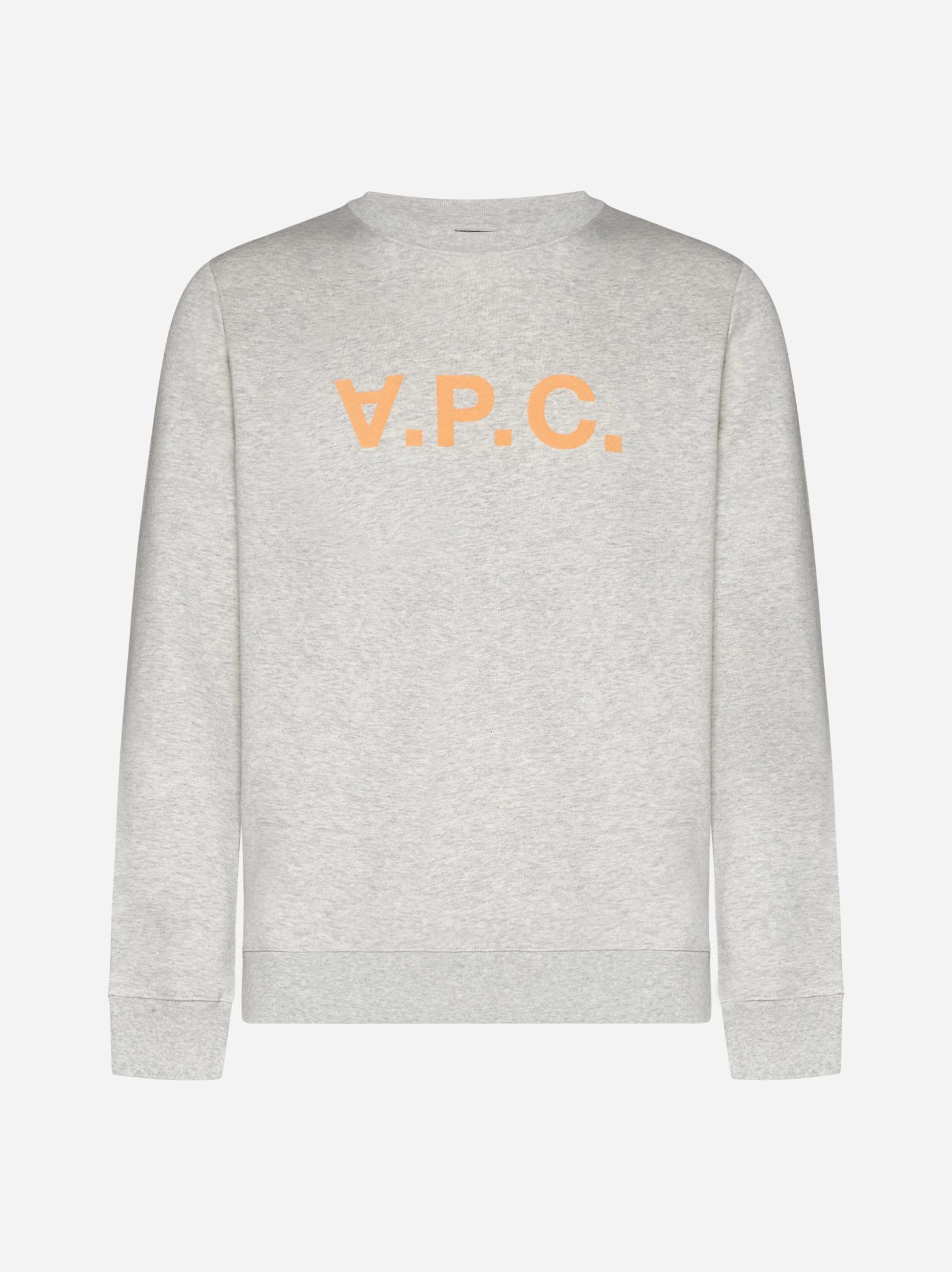 A.P.C. A.p.c. Vpc Sweatshirt Ecru/orange