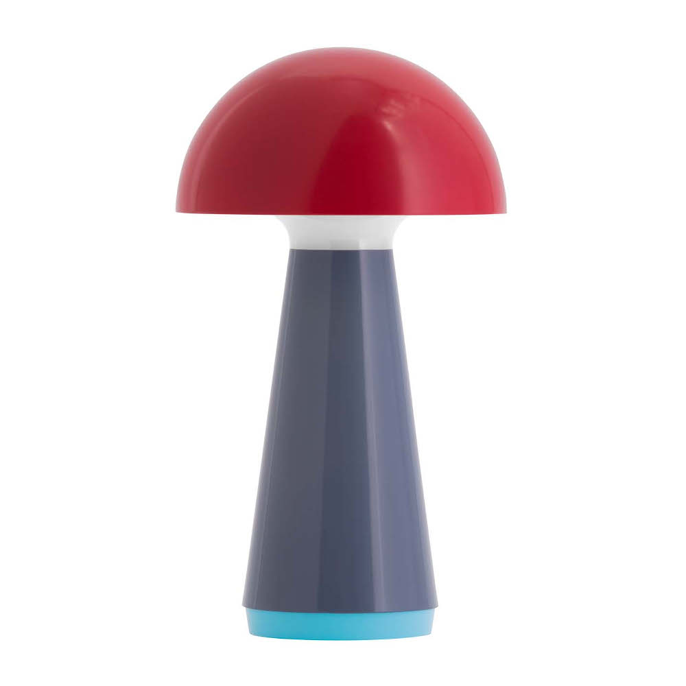 Remember Remember Table Lamp Led Usb Rechargeable Bob Design In Red