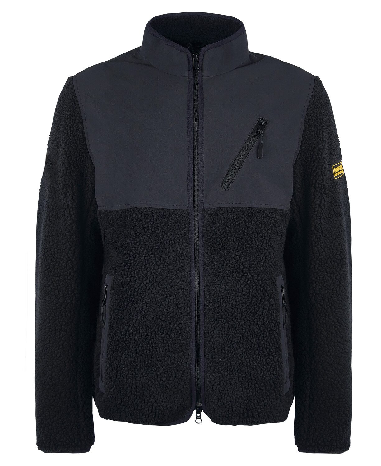 Barbour Black Tech Fleece Jacket