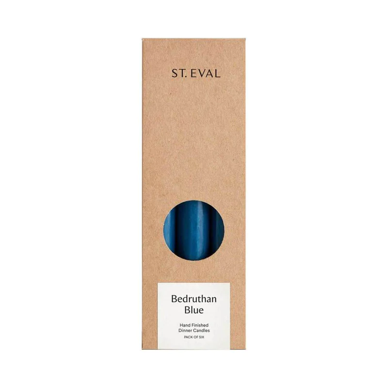 St Eval Candle Company - Bedruthan Blue Dinner Candle Gift Pack